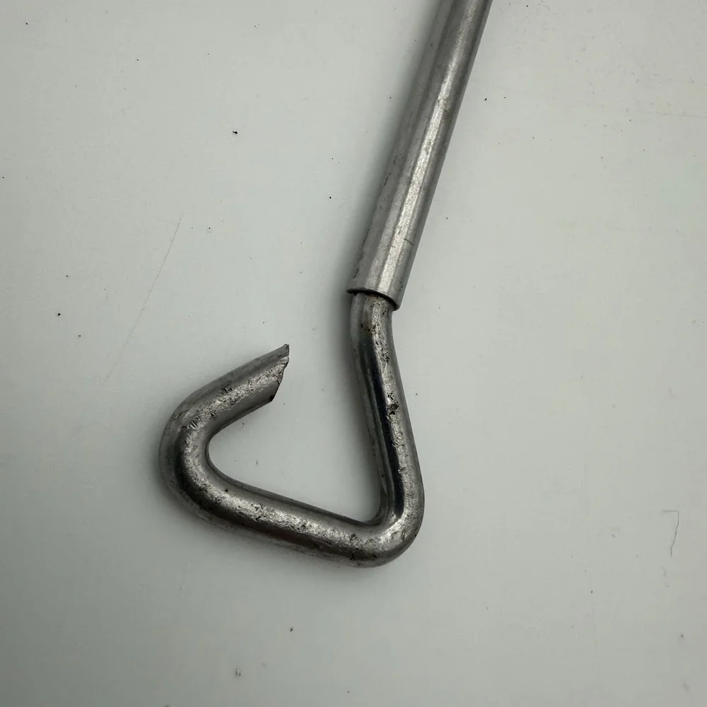 Vintage Old Collectible Metal‎ Silver Sardine Can Opener Decor Fish